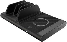Scosche BLKIT5-SP0 BaseLynx Modular Charging System With a Qi-Certified Wireless Charging Station, a Multi-Device Device Charging Station with One PD 3.0 USB-C Charging Port & Two USB-A Charging Ports