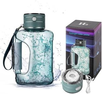 Ruspela Bouteille d'eau hydrogène 1,5 L – Générateur d'eau hydrogène portable, haute concentration d'hydrogène, 0 chlore et 0 ozone, certifiée pour la maison, le bureau et les voyages