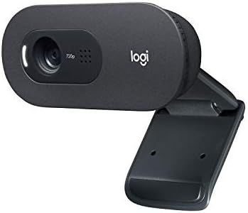 Logitech C505 HD Webcam - Streaming Webcam, 720p HD External USB Camera for Desktop or Laptop with Long-Range Microphone, Compatible with PC or Mac - Grey