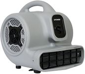 XPOWER P-400 1/4 HP 1600 CFM 3 Speed Multipurpose Air Mover, 3.0-Amp