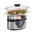 Hamilton Beach 5.5 Quart Digital Food Steamer, Silver,37530A