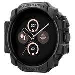 Spigen Rugged Armor Designed for Google Pixel Watch 3 41mm / Pixel Watch 2 / Pixel Watch Case Durable TPU Cover Case (2024/2023/2022) - Matte Black