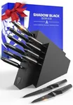 Dalstrong 12-piece Knife Block Set - Shadow Black Series - Titanium Nitride Coated - High-Carbon Stainless Steel Knife Set with Block - NSF Certified Premium Kitchen Set