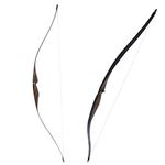 SinoArt Sparrow 54" Traditional Long Bow 20 25 LBs Draw Weight One-Piece Longbow Recurve BowRight Hands for Beginner Women Tenns (Right Hand 35 LBs)