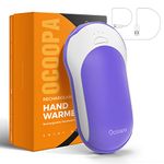 OCOOPA Quick Charge Hand Warmers, Power Delivery 10000 mAh USB C Electric Hand Warmer Rechargeable Power Bank, 15hrs Long Lasting, 6 Heat Levels, Perfect for Outdoors, Great Gift Women Men