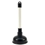 Plunger for Bathroom Sink, & Drain - 100mm (4 inch) Cup and 225mm (9 inch) Plastic Handle with Black Cup Sink Plunger, Unblocker Cleaner Pump for Home, , Toilet, Kitchen, Bathtub, Shower and Drains.