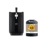 PerfectDraft Black beer bundle with Leffe Blonde 6L keg, Philips home dispenser.