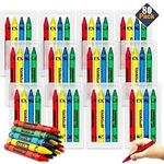 80 Bulk Jumbo Crayons - 20 Individu