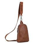 Wrangler Crossbody Sling Bags for Women Cross Body Purse with Detachable Strap Valentine Gifts for Women