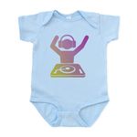 CafePress Colorful DJ Body Suit Cute Infant Bodysuit Baby Romper