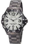 Nautica Men's Quartz Watch with Green Dial Analogue Display and Black Stainless Steel Bracelet A17572G