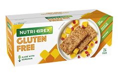 Nutri-Brex Gluten Free Cereal - Delicious High Fibre Low Sugar Breakfast Biscuits (24 per pack, 12 Packs), Red