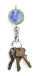 Finders Key Purse 01B-005 Blue Marble Bling