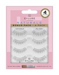 Eylure Fake Eyelash and Adhesives, 020/Black, 3 Count