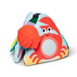 Melissa & Doug Ocean Tummy Time Triangle Infant Baby Toy, Soft Sensory Toy with Textures, Mirror, Floor Toy for Newborns to Ages 6 Months