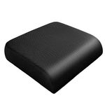 YOUFI Large Seat Cushion 4 Inch Thick Memory Foam for Office Chair, With Cooling Gel for Sciatica Coccyx Back Tailbone & Lower Back Pain Relief, Thicken Pillow 19 X 17.5 X 4 Inch