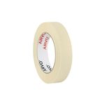 ARVO Masking Tape for Painting, Medium to High Adhesion Multi Surface Painters Tape - 24mm x 50m Decorators Tape, Painters Masking Tape for Indoor Painting and Decorating, Paint Tape – Pack of 1