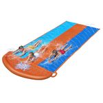 Bestway H20GO Triple Lane Slip and Slide, Inflatable Water Slide for Kids, Summer Garden Outdoor Toy with Built-in Sprinklers and Drench Pool