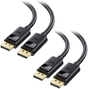 [VESA Certified] Cable Matters 2-Pack 1.8m DisplayPort Cable 1.4, Support 8K 60Hz, 4K 144Hz (DisplayPort 1.4 Cable) with FreeSync, G-SYNC and HDR for Gaming Monitor, PC, RTX 3080/3090, RX 6800/6900