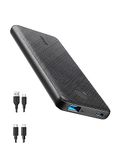 Anker Portable Charger, USB-C Portable Charger 10,000 mAh with 20W Power Delivery, Power Bank (PowerCore Slim 10K PD) for iPhone 15/15 Plus/15 Pro/15 Pro Max, iPhone 14/13/12 Series, S10, Pixel 4