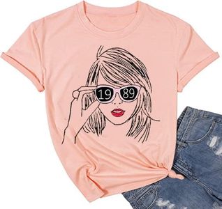 Music Concert Graphic T-Shirt for Women Fashoin Music Shirt Music Lovers Gift Tops Summer Short Sleeve Tee Shirts, Pink, Small