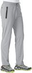 TBMPOY Men's Outdoor Lightweight Hiking Mountain Pants Running Active Jogger Pants - Grey - XX-Large