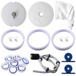 280 Tune Up Rebuild Kit for Polaris 180 380 Pool Cleaner Replacement Parts Include B5 Sweep Hose, 280 Wheel, 280 Bag, C60 Wheel Ball Bearings Pool Cleaner Rebuild Kit