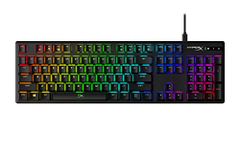 HyperX Alloy Origins – Mechanical Gaming Keyboard – Software–Controlled Light & Macro Customization – Compact Form Factor – Linear Switch – HyperX Blue – RGB LED Backlit US QWERTY