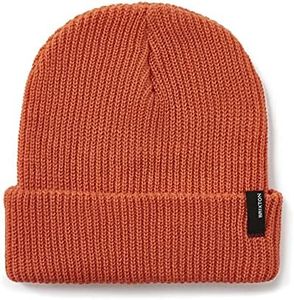 BRIXTON Heist Beanie Hat – Unisex (One Size), Apricot Jam, One Size