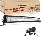 OEDRO 42Inch LED Light Bar Curved 540W Triple Rows Work Light Spot Flood Combo Driving Lighting Off Road Fog Lamps with Wiring Harness for Jeep Truck Pickup 4x4 4WD SUV ATV UTV Boat