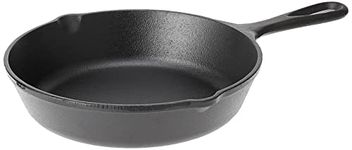 Lodge Wildlife Series-8" Cast Iron Skillet with Duck Scene, 8", Black