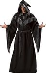 InCharacter Costumes Men's Dark Sorcerer Costume, Full Length Robe, Black, Medium