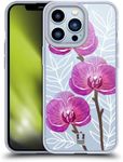 Head Case Designs Orchids Watercolour Flowers 2 Soft Gel Case Compatible with Apple iPhone 13 Pro