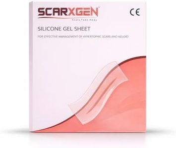 Scarxgen Silicone Gel Sheet 12cm x 6cm | Advanced Scar Removal for Post-Surgery, Burn, Keloid & Large Surgery | Reusable Medical Grade Silicone Sheet | Softens, Flattens & Fades Old Scars