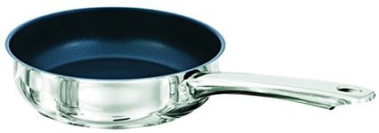Buckingham Professional Induction Deep Frying Pan with Xylan Non-Stick Coating, Stainless Steel, 28 cm, 70623