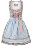 Stockerpoint Women's Dirndl Dara Special Occasion Dress, lightblue, 6