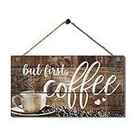 But First Coffee Signs Vintage Kitc