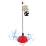Chabrias Ltd Sink & Drain Plunger 140mm Extra Long Handle for Bathroom, Kitchen, Sink, Bath, Work Place, Toilet Unblocker, Plungers, Suction Cup, Cleaner for Durable