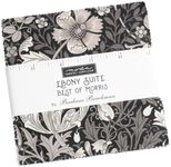 Ebony Suite Charm Pack by Barbara Brackman; 42-5" Precut Fabric Quilt Squares