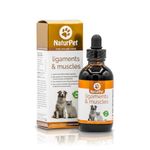 NaturPet Ligaments & Muscles Herbal Skeletal Support for Cats and Dogs | Muscles, Ligaments, Tendons, Bones | 100mL Herbal Tincture