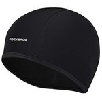 ROCKBROS Winter Skull Cap Helmet Liner Windproof Thermal Running Hat Black