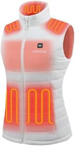 Venustas Women's Heated Vest with Battery, Up to 20HRS of Warmth, Winter Quilted Vest for Outdoor