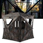 Rukket Hunting Blind | Ground Blind Stand for Deer, Turkey, Duck Hunting (360 View Hub-Style)