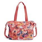 Vera Bradley Women's Recycled Lighten Up Reactive Tote Bag Handbag, Rosa Agate, One Size