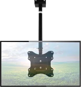 Pyle Adjustable Height TV Ceiling Mount - Swivel and Tilting Vertical VESA Universal Mounting Bracket, Mounts 14 to 42 Inch HDTV, LED, LCD, Plasma, Flat Screen Television Up to 30 KG - Pyle PCTVM15