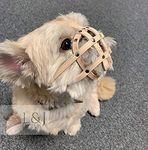 L&J Pets Uk Dog Muzzle for Shih Tzu, Pug and other flat face short snout dog's