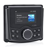 Herdio Marine Compact AM/FM Compact Radio Media Receiver MP4/MP3 / Photo Playback