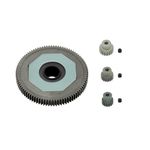 XSYGO Metal 91T Spur Gear 48DP Spur Gear Differential Gear with 21T 19T 17T Pinions Gear Set for 1/10 Arrma SENTON/Granite/Big Rock/VORTEKS/Typhoon 4X4 550 RC Car Upgrade Parts Replace ARA311030