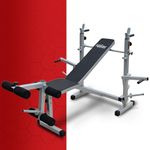 Life Line Fitness Lb-309 Strength Multi-Purpose Adjustable Bench Flat, Incline Decline Bench With Leg Curl, Leg Extension&Dumbbell Fly Full Body Workout For Men At Home,Free Installation Assistance