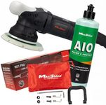 Maxshine M21 Pro Kit - DA Polisher with AIO Scratch & Swirl Remover - 1000W, 6-Speed, 21mm Throw, 6” Disc, 5/16” Thread - Detailing, Buffer, Paint Protection, Swirl & Scratch Repair